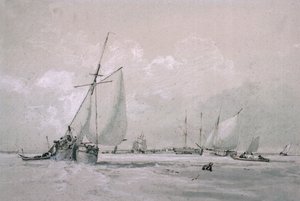 釣りスマック嘘つき（絵） 作： Augustus Wall Callcott